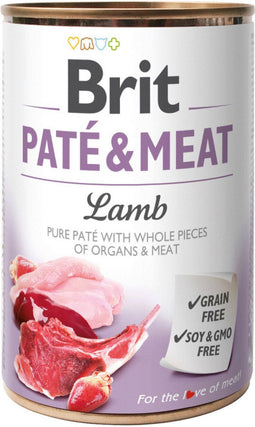 Brit Blik Paté & Meat 400 g - Hondenvoer - Lam