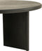 J-Line tafel Rond - hout - zwart