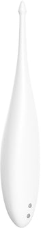 Satisfyer, oplegvibrator, tip vibrator, 'Twirling Fun', 17,5 cm, waterdicht, oplaadbaar, lichaamsvriendelijke siliconen