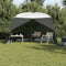 vidaXL - Camping - Muggennet - met - Deur - Grijs - voor - 6 - Personen - - - Waterdicht