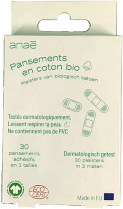 Anae Pleisters Biologisch Katoen 30st