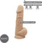 Silexd – Zeer Realistische Zuignap Dildo met Zachte Mantel en Harde Kern voor Levensechte Ervaring – 22.1 cm – beigeig