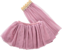 Byastrup Poppenkleding Tule Rok En Sluier 38-48 Cm Paars