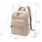 Aramae® Rugzak Dames - Laptoptas 15.6 Inch - Beige - Rugtas Meisje - Schooltas