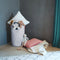 Reisenthel Loophome M - Opbergmand - 30 L - Duurzaam 100% gerecycled polyester - Frame Rhombus Lichtgrijs