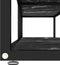 vidaXL - Tv-meubel - 160x40x40,5 - cm - gehard - glas - zwartmarmerkleurig