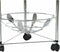 Fruitschaal DKD Home Decor Zilver Metaal (28 x 28 x 95 cm)