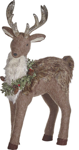 Beliani TAPIO - Decofiguur - Bruin - Nepbont