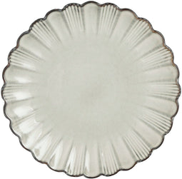Mica Decorations Corfu - Dinerbord - H2,5 x Ø26,5 cm - Grijs