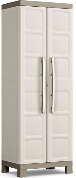 Keter Excellence Opbergkast hoog - 4 planken - 45x65x182cm - Beige/Taupe