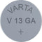 Varta V13GA - Alkaline knoopcel-batterij - 125mAh - Zilver (2 stuks)