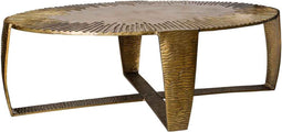 PTMD Salontafel Ziggy Brass Alu Ovaal