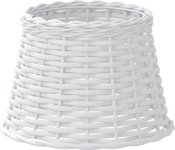 vidaXL - Lampenkap - Ø25x17 - cm - wicker - wit