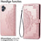 iMoshion Hoesje Geschikt voor Nothing Phone (1) Hoesje Met Pasjeshouder - iMoshion Mandala Bookcase - Rosé Goud