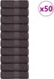 vidaXL - Washandjes - 50 - st - 15x21 - cm - 360 - g/m² - 100% - katoen - antracietkleurig