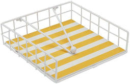 Servethouder Versa Geel Metaal 35 x 0,03 x 25 cm Strepen