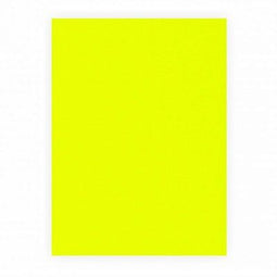 Klika - Etalagekarton 48x68 cm fluor geel 380gr. - 70 stuks
