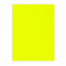 Klika - Etalagekarton 48x68 cm fluor geel 380gr. - 70 stuks