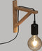 Atmosphera Wandlamp Wild - Hout - H22.5 cm - Lamp voor aan een wand - EXCL lamp