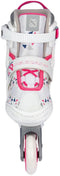 Nijdam White Wedge - Skeelers - Verstelbaar 29-32 - Wit