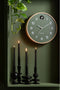 Wall clock Natural Cuckoo birch wood jungle green