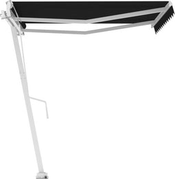 vidaXL - Luifel - vrijstaand - automatisch - 350x250 - cm - antracietkleurig