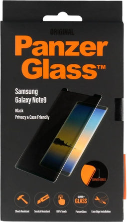 PanzerGlass Privacy Case Friendly Glazen Screenprotector Samsung Galaxy Note 9