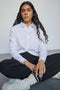 OBJECT COLLECTORS ITEM Roxa - Blouse L/s Loose Shirt - Maat 40 - Wit