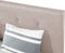 AMBASSADOR - Tweepersoonsbed - Beige - 180 x 200 cm - Polyester