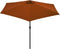 vidaXL - Parasol - met - metalen - paal - 300 - cm - terracottakleurig