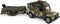 Kids Globe Die-cast Land Rover met Aanhanger en Boot Leger