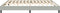 vidaXL - Bedframe - zonder - matras - 200x220 - cm - fluweel - lichtgrijs