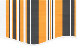vidaXL - Vervangingsdoek - voor - luifel - gestreept - 3x2,5 - m - meerkleurig