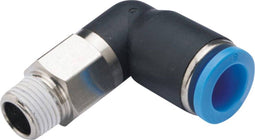 TRU COMPONENTS Haakse koppeling GPL8-01 Buis-Ø: 8 mm Afm. schroefdraad: R1/8 1 stuk(s)