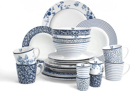 Laura Ashley Blueprint Collectables Serviesset 4 persoons - 24 Delig Servies
