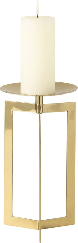 J-Line kaarshouder - metaal - goud - small