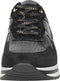 Gabor 76.524.97 - Dames Sneakers - Suède - H-leest - Zwart - Maat 39