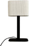 Dyberg Larsen Calix - Tafellamp - Ovale stoffen kap - Nature/Black