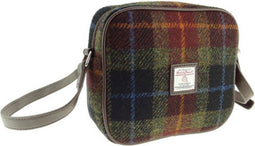 Schoudertas Almond Bruin (Rust) - 19x21x7 - Harris Tweed - Glen Appin of Scotland