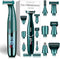 Sansbeauté® 6-in-1 Bikinitrimmer - Gezicht - Oksels - Benen - Bikinilijn - Wenkbrauw Trimmer - Groen
