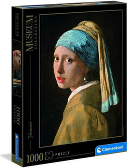 Clementoni puzzel Museum Girl With Pearl E.V. 1000 stuks