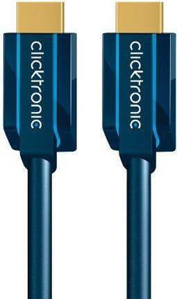 ClickTronic 3m - High Speed HDMI - Blauw Goud
