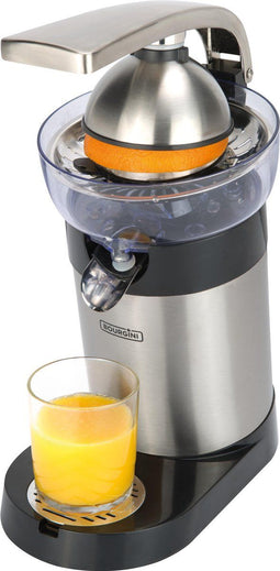 Bourgini Grand Citrus Juicer - Elektrische Citruspers 130W - RVS