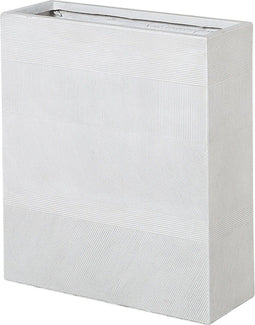 THIMENA - Bloempot - Wit - 60 cm - Klei-vezelmengsel