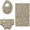 Konges Sløjd - Poppen Speelgoed - Jardin de fleurs - Slabbetje/Luier/Doek - Katoen - Nursery Set