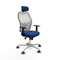 Piqueras y Crespo 1D086G2 - Bureaustoel - Hoogteverstelbaar met armleuning - Blauw
