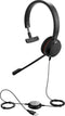 Jabra Evolve 20 UC Mono - Draadgebonden headset - Noise Cancelling microfoon - Zwart