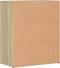 vidaXL - Dressoir - 60x31x70 - cm - bewerkt - hout - sonoma - eikenkleurig