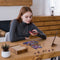 UNIDRAGON Houten Puzzel Voor Volwassenen Dier - Uitstralende Wasbeer - 196 stukjes - Medium 24x32 cm