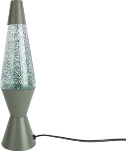 Leitmotiv Glitter - Tafellamp - Lava lamp design - Jungle groen (1 stuk)